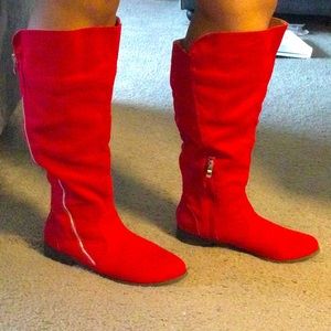 Red Hot Fire Boots